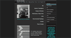 Desktop Screenshot of forrestgander.com